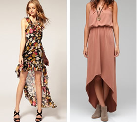 High-low hem dresses