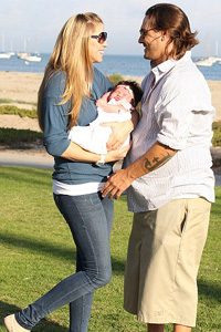 Kevin Federline and baby Jordan