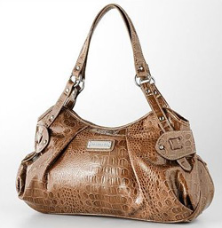 Snakeskin satchel