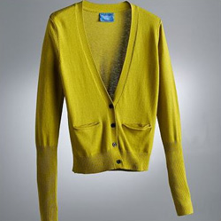 Ribbed cardigan