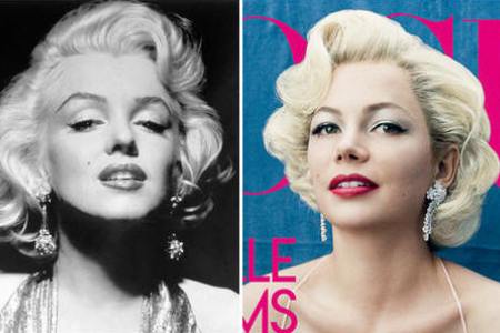 Marilyn Monroe & Michelle Williams