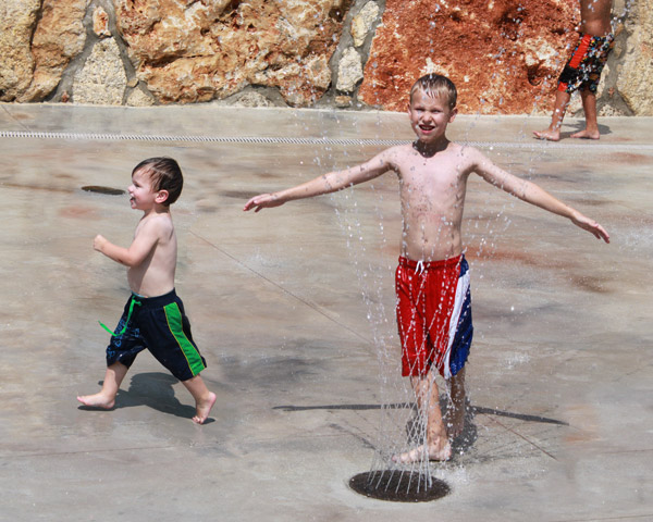 Quarry splash pad
