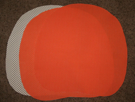 Step 1: Cut out your pumpkin shapes