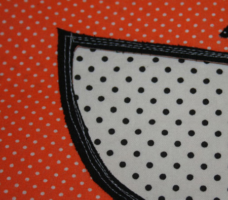 Step 2: Iron on the interfacing and face
