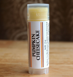 Pumpkin cheesecake lip balm
