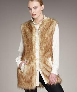 Rachel Zoe Faux-Fur Vest