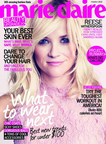 Reese Witherspoon Marie Claire Cover