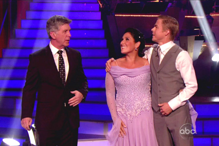 Ricki Lake and Derek Hough on DWTS