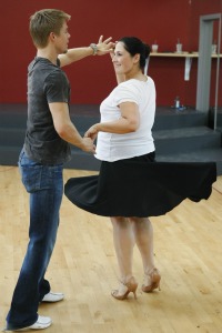Ricki Lake and Derek Hough