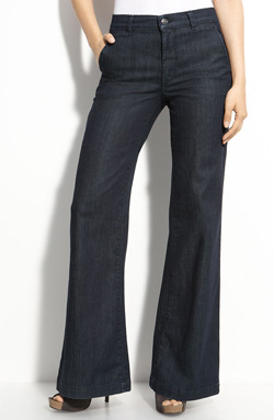 Splurge-worthy: Vince stretch denim trousers ($225 at Nordstrom)
