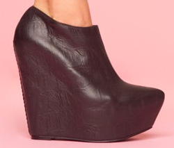Wedge booties