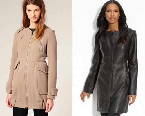 Collarless coats