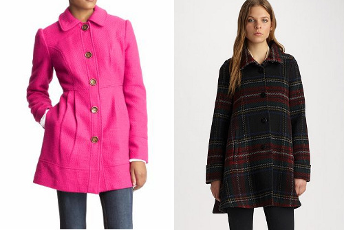 Flared coats