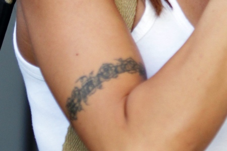 Elisabetta Canalis Eminem tattoo You know the cover up really makes it 