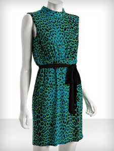 Laundry by Shelli Segal Cerulean Leopard Dress ($95, on sale)