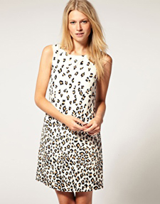 Laundry by Shelli Segal Cerulean Leopard Dress ($95, on sale)