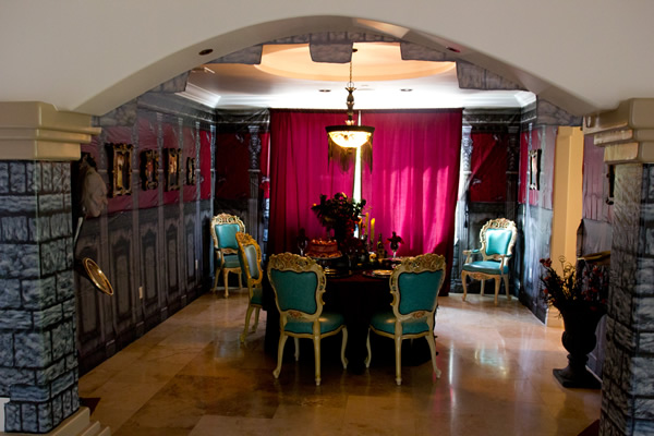 Bridget Marquardt's elaborate Halloween dining room