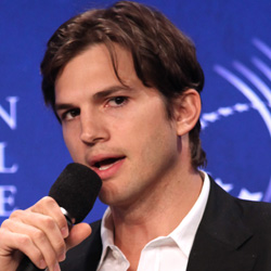 Ashton Kutcher and the Clinton Global Initiative