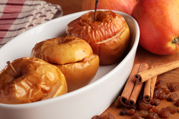 Baked apples for fall