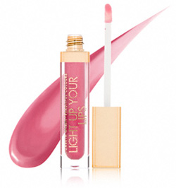 Pink lip gloss