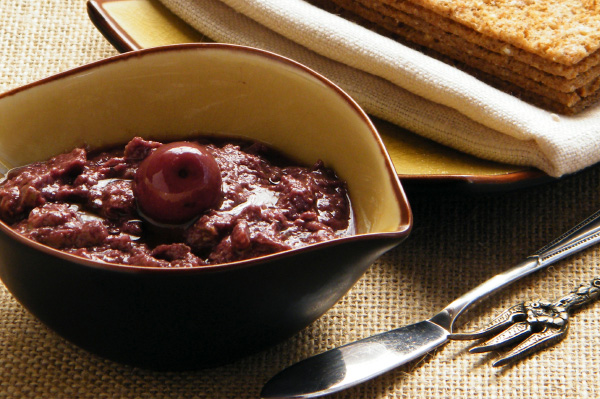 Gluten free black olive dip