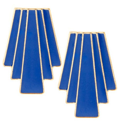 art deco-inspired earrings