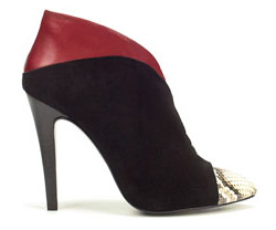 cap-toe ankle boots