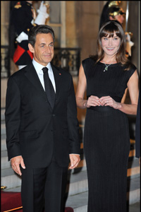 Carla Bruni-Sarkozy and nicolas sarkozy