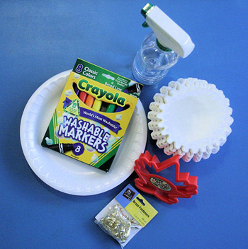 Coffee filter garlands