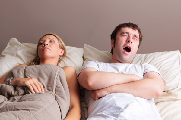Couple in bed with no passion
