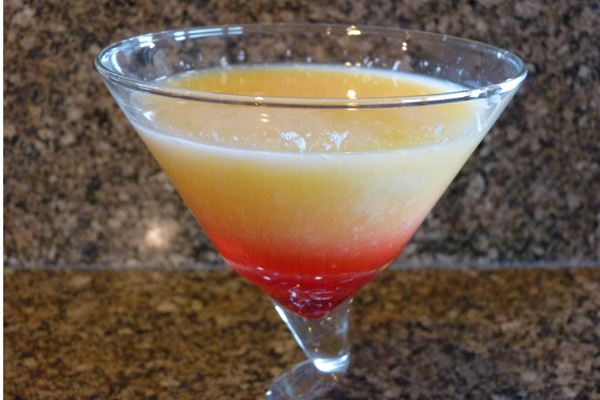 Candy Corn martini