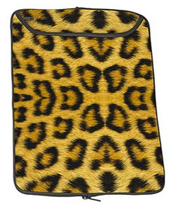 Leopard laptop sleeve