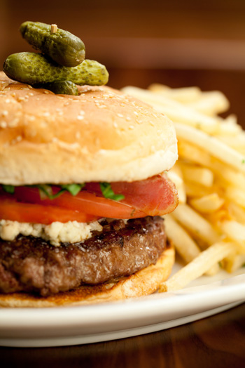 Greek turkey burger