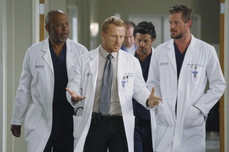 It's a man's world on Grey's Anatomy: 