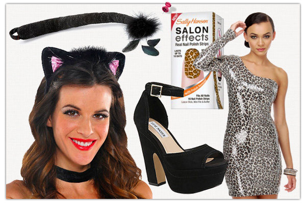Frisky feline Halloween costume