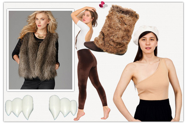 Wild werewolf Halloween costume