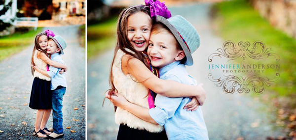 Portrait of siblings