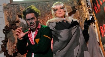 Justin Long and Martha Stewart get spooky on Halloween