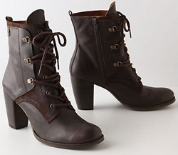 Leather lace-ups