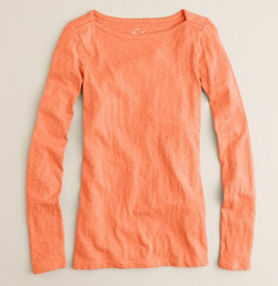 Boatneck tee