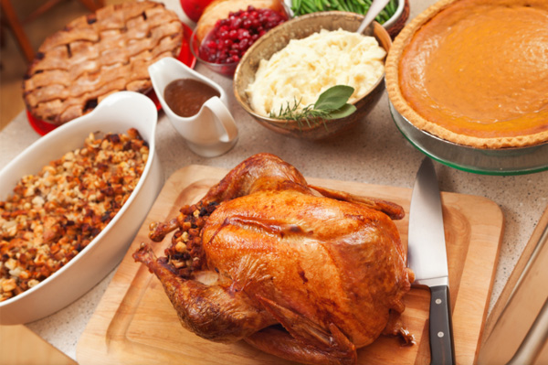 Turkey dinner with all the fixings