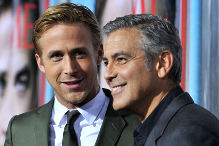 Ryan Gosling and George Clooney in Ides of March