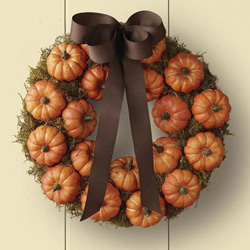 Pumpkin wreath