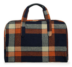Tartan travel bag