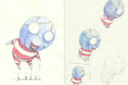 Tim Burton balloon