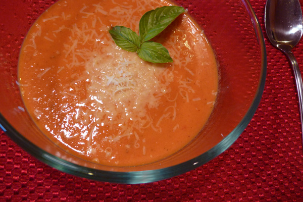 Tomato basil soup