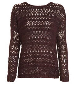 Loose-knit sweater