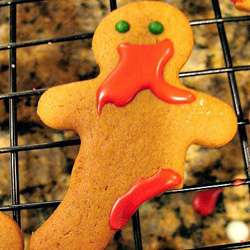 Zombie gingerbread men
