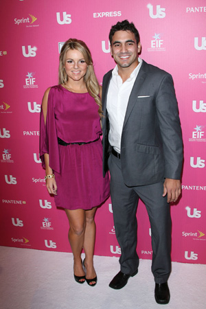 Ali Fedotowsky and Roberto Martinez