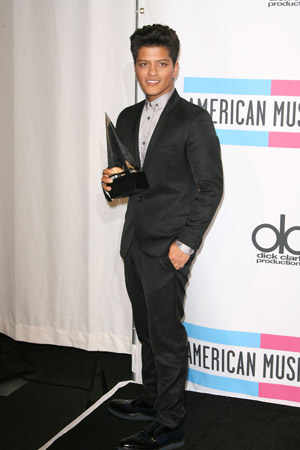 Bruno Mars at the AMAs